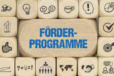 Schriftzug Förderprogramm